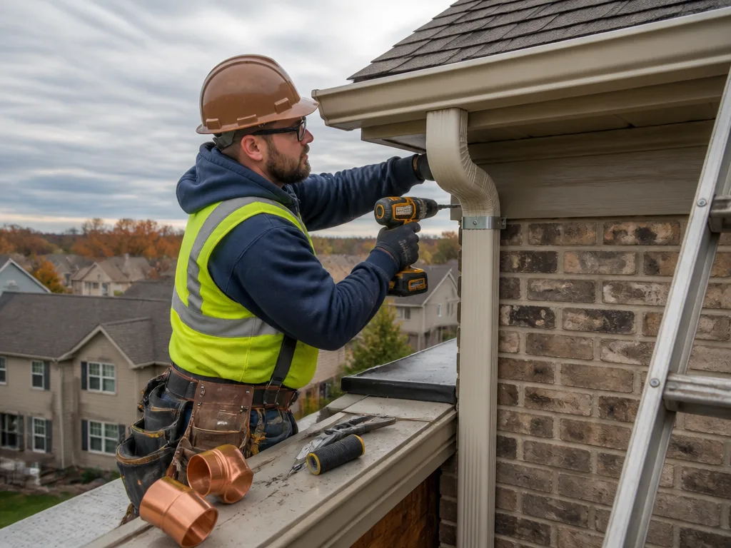 Downspout Installation