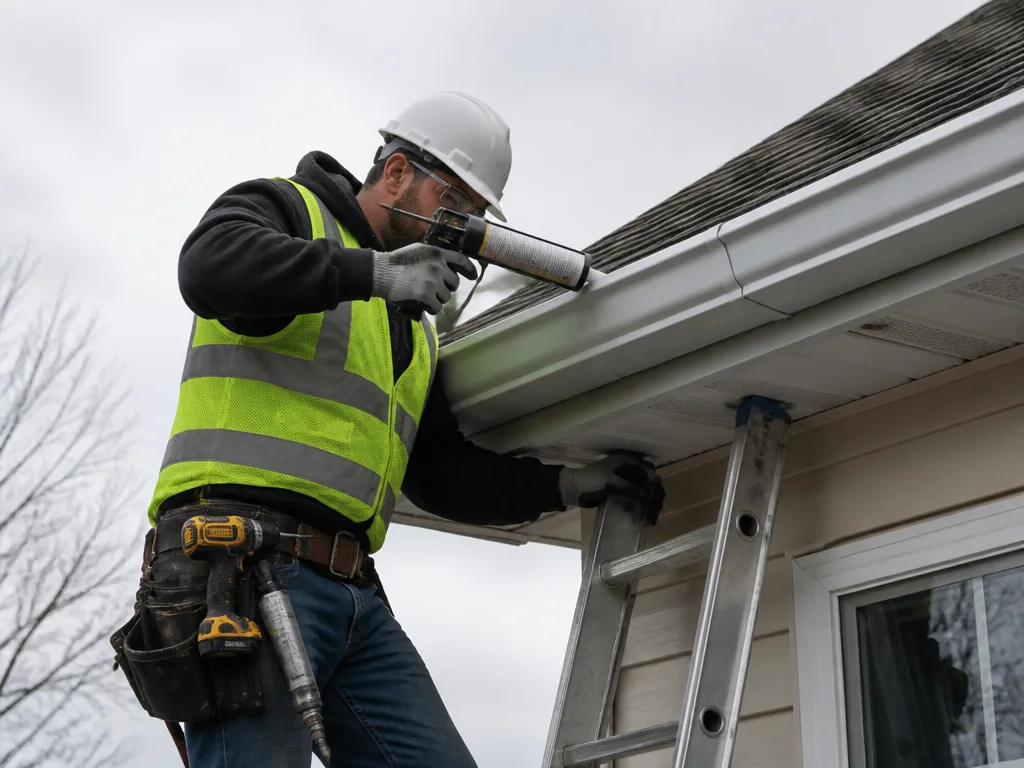 Vinyl Gutter Installation